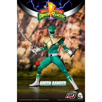 threezero 12-Inch Green Ranger Action Figure Collectible