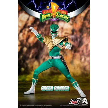 threezero 12-Inch Green Ranger Action Figure Collectible