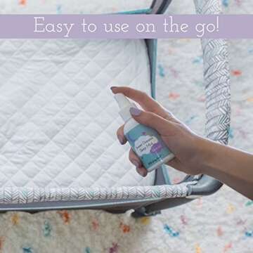 Little Sleepy Head Lavender Sleep Spray Made in USA - Aromatherapy Spray for Babies, Kids, & Adults Bedroom Essentials - Perfect Pillow Mist Linen Spray for Bedding with Lavender Sleep Essential Oil