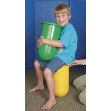 Sportime Stabili-T-Stool Tube, 15 Inch Seat, Colors Vary