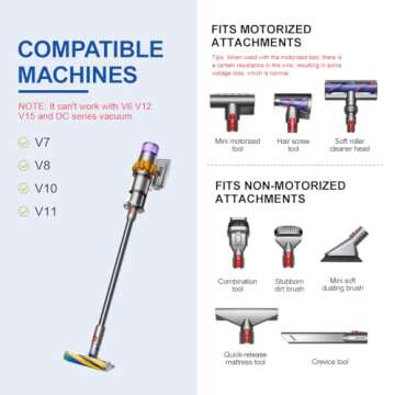 LANMU Extension Hose for Dyson V7 V8 V10 V11 Cordless Vacuums