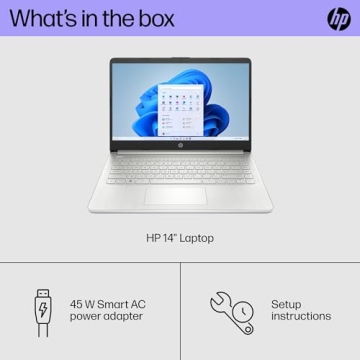 HP 14 Inch Laptop with Intel Core i3 2024 Model