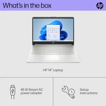 HP 14 Inch Laptop with Intel Core i3 2024 Model