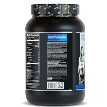 SASCHA FITNESS Hydrolyzed Whey Protein Isolate,100% Grass-Fed (2 Pounds, Vanilla)