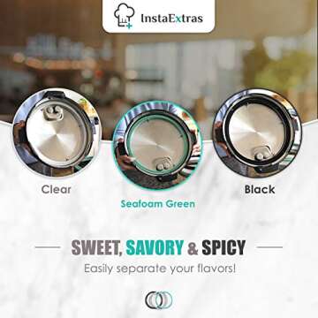 Sealing Ring for 6 Qt InstaPot - Replacement Silicone Gasket Seal Rings for 6 Quart IP Programmable Pressure Cooker - Insta-Pot Rubber Replacements and Insta Pot Accessories Fit 5QT & 6QT Models