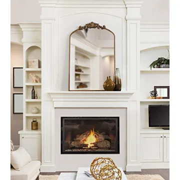 Kate and Laurel Arendahl Arch Mirror in Antique Gold