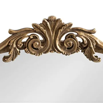 Kate and Laurel Arendahl Arch Mirror in Antique Gold