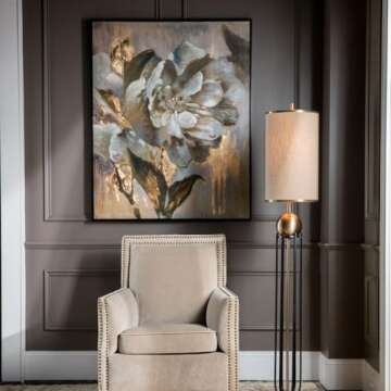 Stunning Dazzling Floral Art - Elegant Wall Decor
