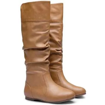 Jeossy Women's Slouch Knee High Boots for All Occasions