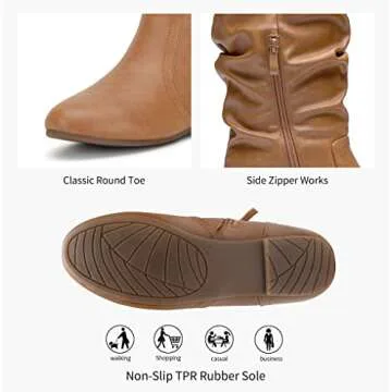 Jeossy Women's Slouch Knee High Boots for All Occasions