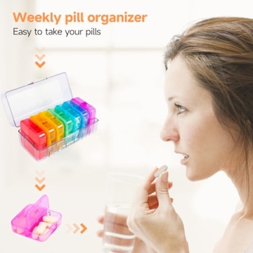 Zoksi Pill Organizer for Daily Medication Management