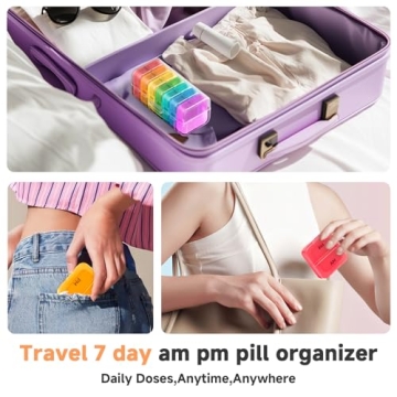 Zoksi Pill Organizer for Daily Medication Management