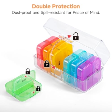 Zoksi Pill Organizer for Daily Medication Management