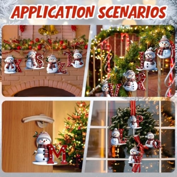 Personalized Snowman Ornaments for Christmas Cheer