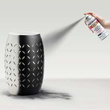 Rust-Oleum 7779830 Stops Rust Spray Paint, 12 oz, Gloss Black