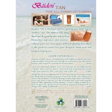 Baiden Tan Mitten - Effective Pre-Tan Exfoliator & Scrub