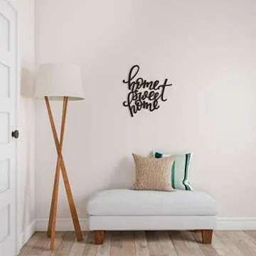 Lavish Home 3D Decorative Wall Sign - Home Sweet Home