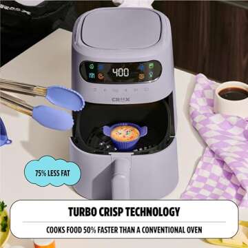 CRUX x Marshmello 3.0 QT Air Fryer with TurboCrisp Tech