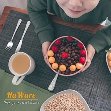 9-Piece Kids Stainless Steel Spoons Set for Toddlers