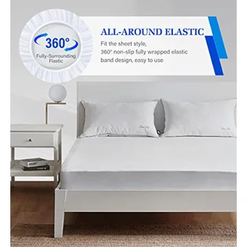 Waterproof Twin Mattress Protector - Breathable & Noiseless Cover