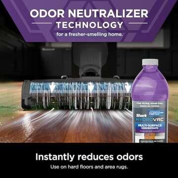 Shark HydroVac MessMaster Wet Dry Vacuum Cleaner, Cordless, 3-in-1 Vacuum Mop All in One & Self-Cleaning System, Lightweight, Powerful Suction, for Hard Floors & Area Rugs, Stone, WD261,Rose Gold