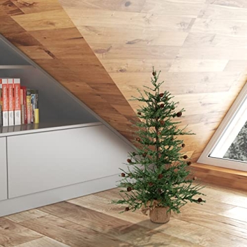 Vickerman 2.5ft Carmel Pine Christmas Tree - Unlit