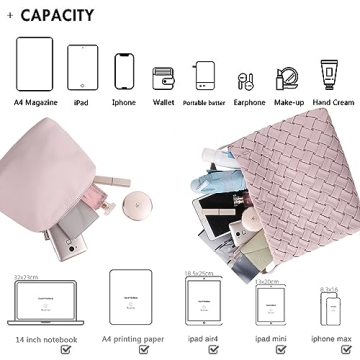 JINMANXUE Women Boston Bag - Vegan Leather Fashion Handbag