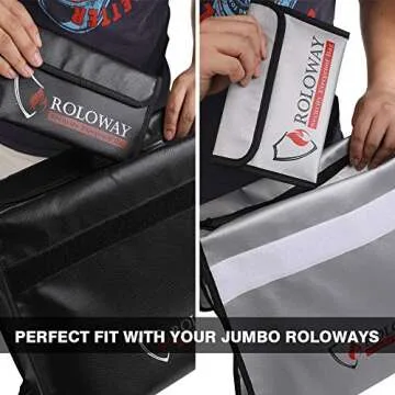 ROLOWAY Compact Fireproof Bag for Documents & Valuables
