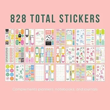 Happy Planner Sticker Pack 828 Multicolor Stickers Tiny Florals