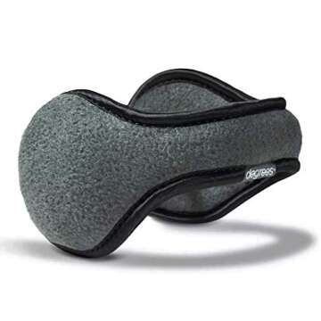 180s Degrees Fleece Behind the Head Earmuffs (Gray)