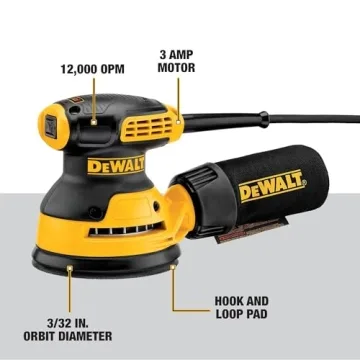 Powerful DEWALT 5-Inch Orbital Sander for Precision Sanding
