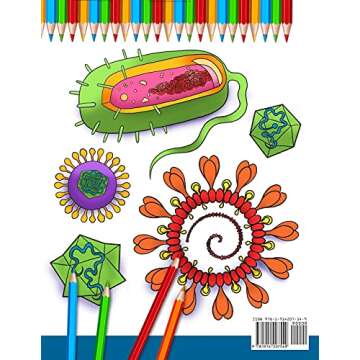 Microbiology Coloring Book: Incredibly Detailed Self-Test Color workbook for Studying | Perfect Gift...