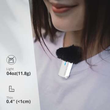 Hollyland Lark M1 Lavalier Microphone with Noise Cancellation