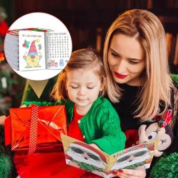 BenLouis Christmas Mini Coloring Books for Kids Holiday Fun