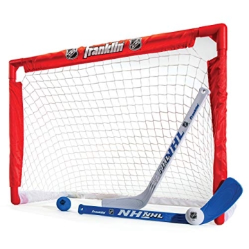 Franklin Sports NHL Mini Hockey Set for Indoor Play - Goal, Sticks & Foam Balls