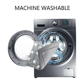 EMPSIGN Dog Bed Mat Dog Crate Pad Reversible (Cool & Warm), Machine Washable Dog Crate Mat, Kennel Pad for Dog Sleeping Mattress for Large Medium Small Dogs, Grey