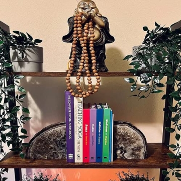 Black Agate Geode Bookends Heavy Duty Stylish Shelves