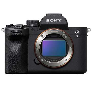 Sony Alpha a7 IV Full Frame Mirrorless Interchangeable Lens Digital 4K Camera, Black - Bundle with S...