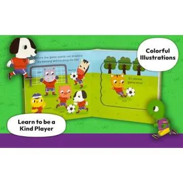 Let's Play Soccer! A Lift-a-Flap Board Book for Babies and Toddlers, Ages 1-4 (Children's Interactive Chunky Lift-A-Flap Board Book)
