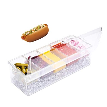 Stylish VWMYQ Condiment Server for Parties and Events