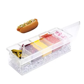 Stylish VWMYQ Condiment Server for Parties and Events