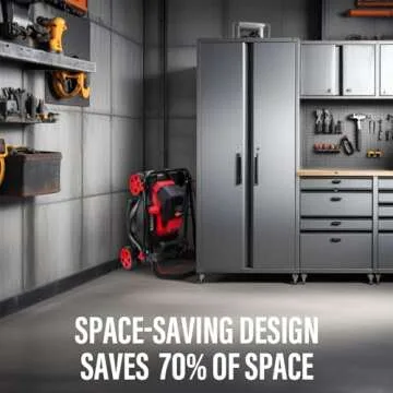 MZK 40V 16” Cordless Electric Push Lawn Mower,with 6-Position Height Adjustment,Compact and Lightweight Battery Powered Lawn Mower (2 * 4AH Batteries & Fast Charger Included)