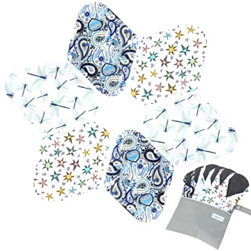 Eco-Friendly 7pcs Reusable Sanitary Pads Set