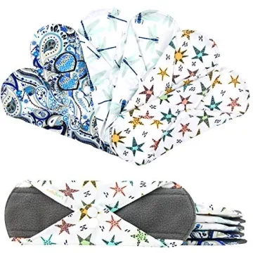 Eco-Friendly 7pcs Reusable Sanitary Pads Set