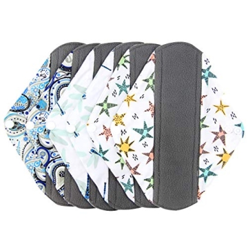 Eco-Friendly 7pcs Reusable Sanitary Pads Set