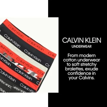 Calvin Klein Boys' Modern Cotton Boxer Briefs - Comfortable Fit