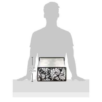 Advantus Storage Studios Projections Sticker Stadium Storage, 11.25 x 8 x 13.375 Inches, Black and White (CH92651)