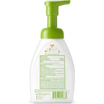 Babyganics Alcohol-Free Foaming Hand Sanitizer, Pump Bottle, Mandarin, 8.45 oz, 3 Pack