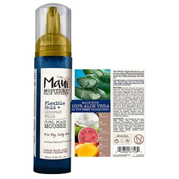 Maui Moisture Coconut Milk Curl Foam Mousse Pack of 2