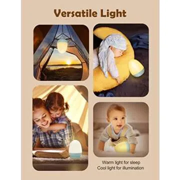 JolyWell Touch Control Night Light for Kids